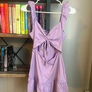 ASOS Size US 8 Lavender Cut-Out Sundress